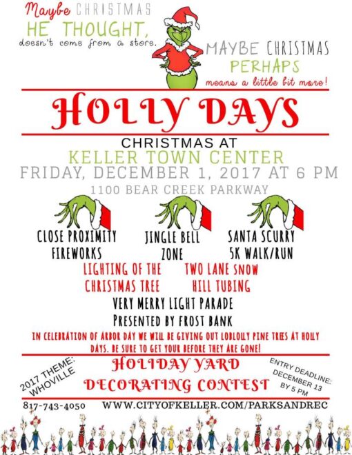 Holly Days: Christmas At Keller Town Center - Big D Kettle Corn