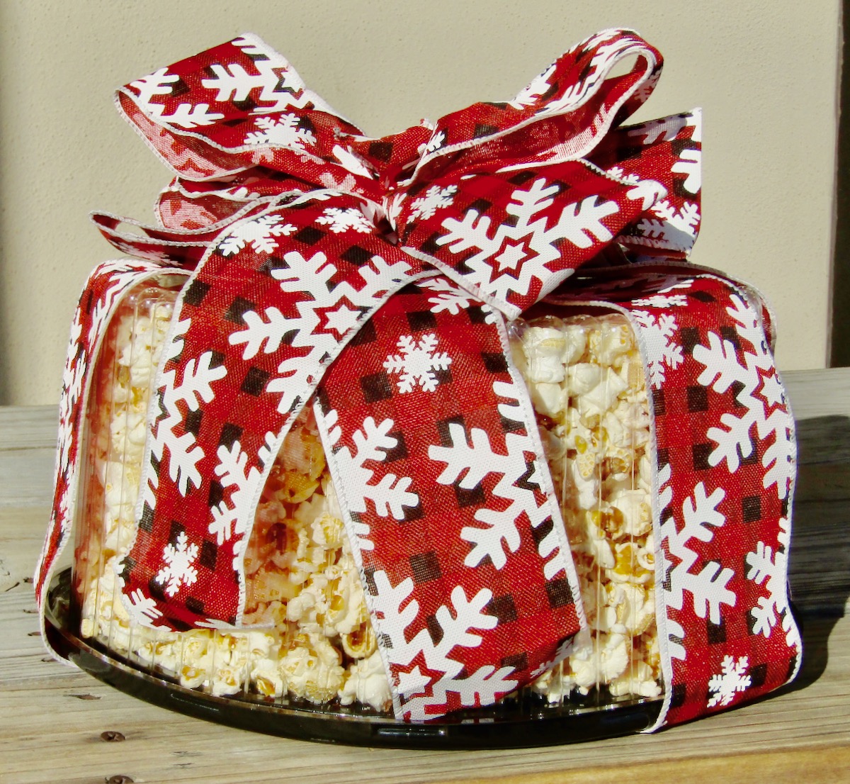 2 Tier Christmas Kettle Corn Gift Tower - Big D Kettle Corn