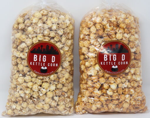 2 Large Bags of Big D Kettle Corn